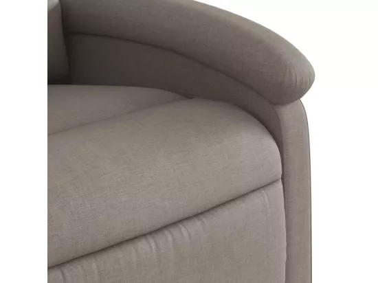Fauteuil inclinable Taupe Tissu
