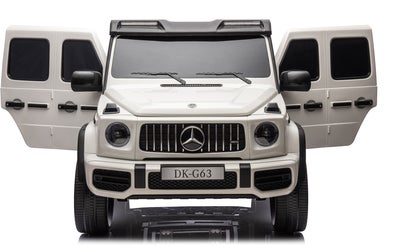Mercedes Benz AMG G63 Elbil, Hvit