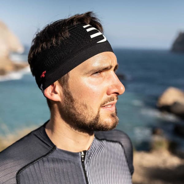 Bandeau running COMPRESSPORT HEADBAND ON/OFF BLACK
