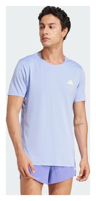 Maillot manches courtes Adidas Adizero Tee Bleu Homme