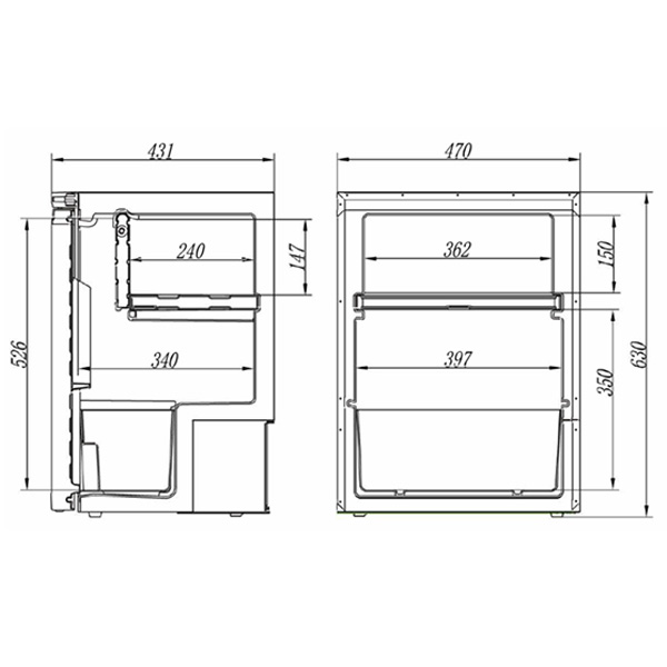 Réfrigérateur compression MC-65L Mc Camping