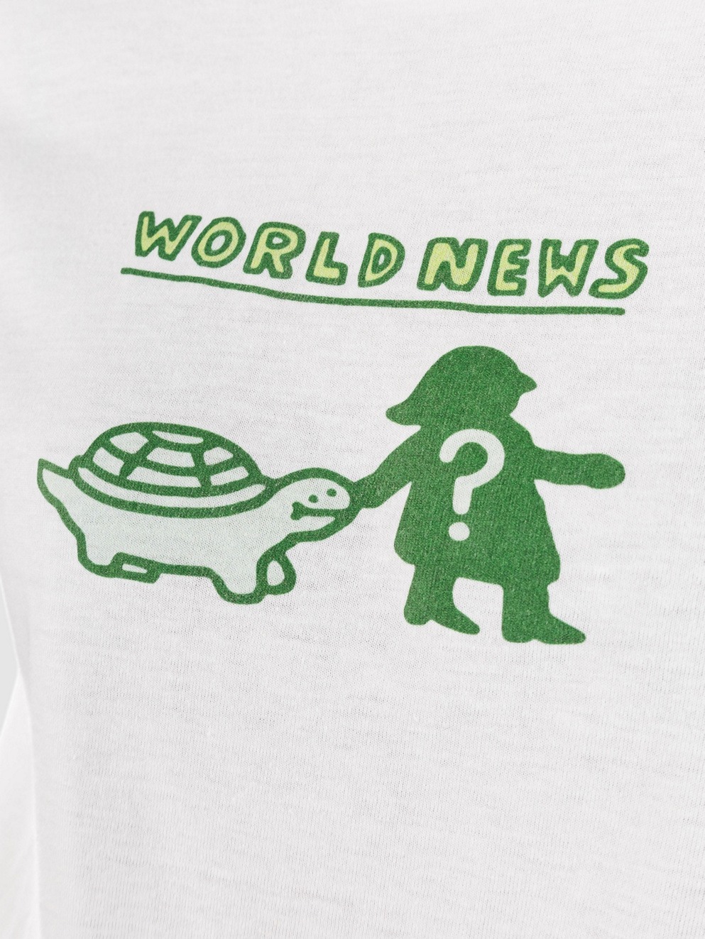 A.LAB World News T-Shirt white