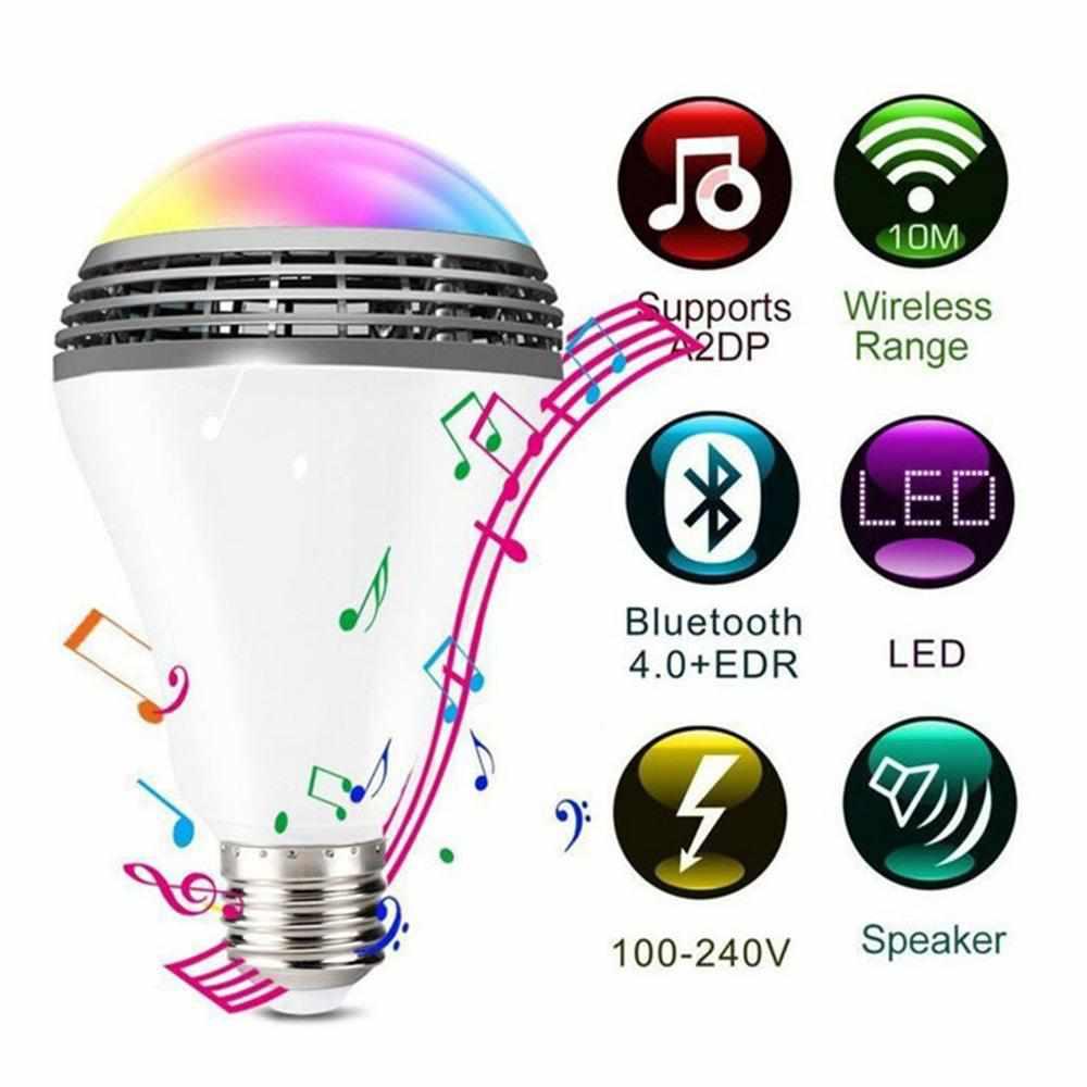 Ampoule connectée Bluetooth Musicale\/LED Muvit IO MyMusicBulb