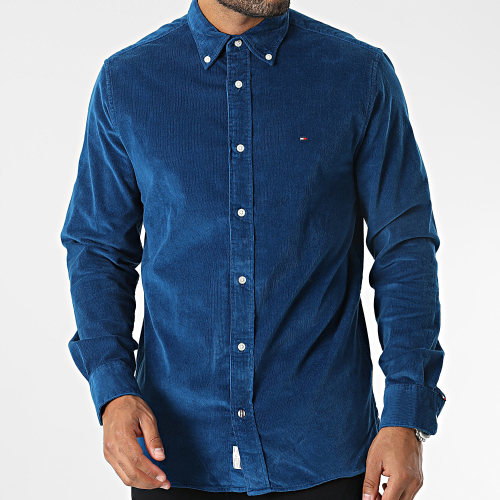 Chemise Manches Longues Flex Solid Corduroy 2931 Bleu Roi