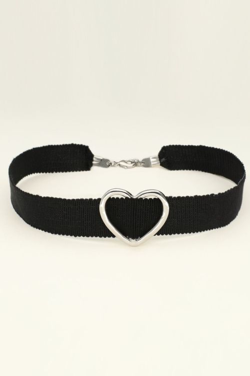Verstelbare choker met hart
