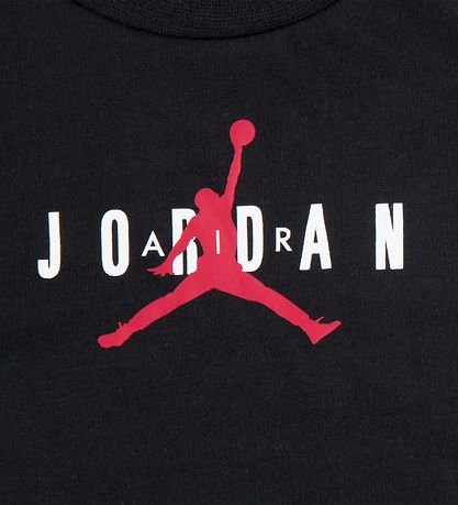 Jordan T-Shirt/Sweatshorts - Schwarz m. Logo