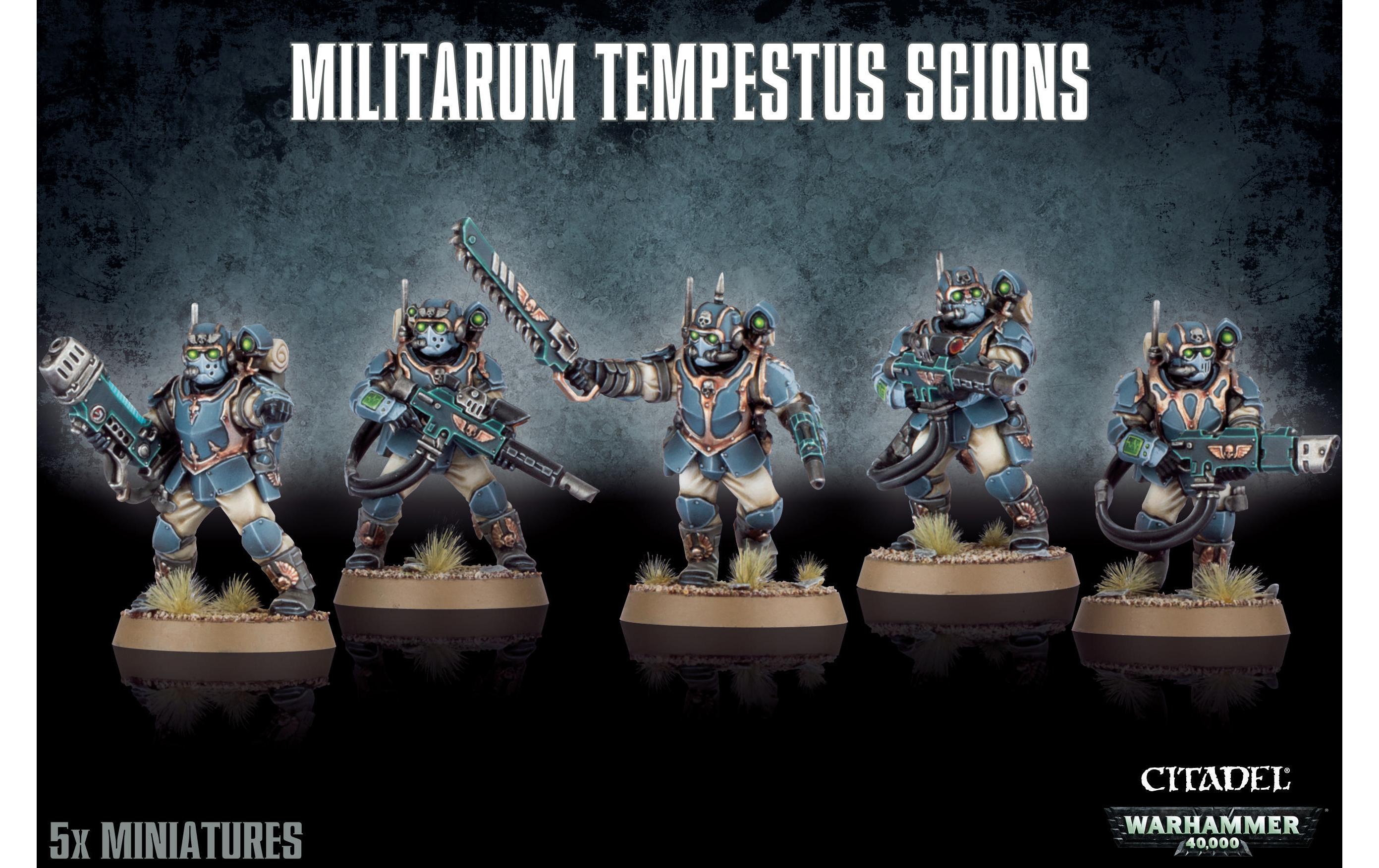 Warhammer 40.000 Militarum Tempestus ScionsHervorragende menschliche Krieger der Galaxis