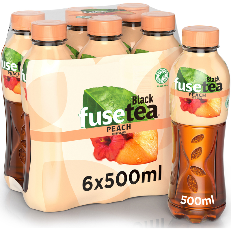 Fuse Tea Eistee Peach, 50 cl, 6 Stück