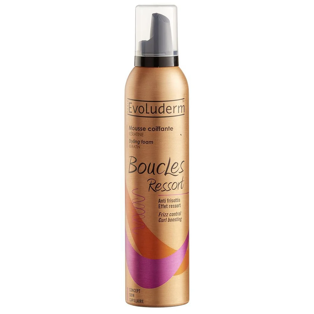 Mousse coiffante boucles ressort Evoluderm 250 ml