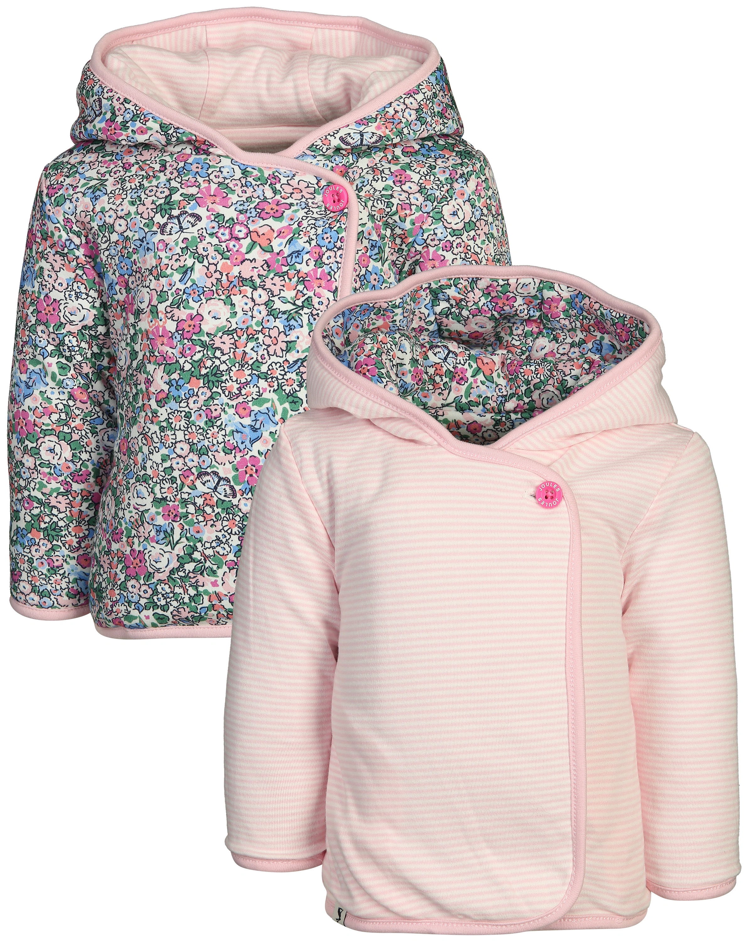 Kapuzenjacke REVERSE - BFLY zum Wenden in bunt