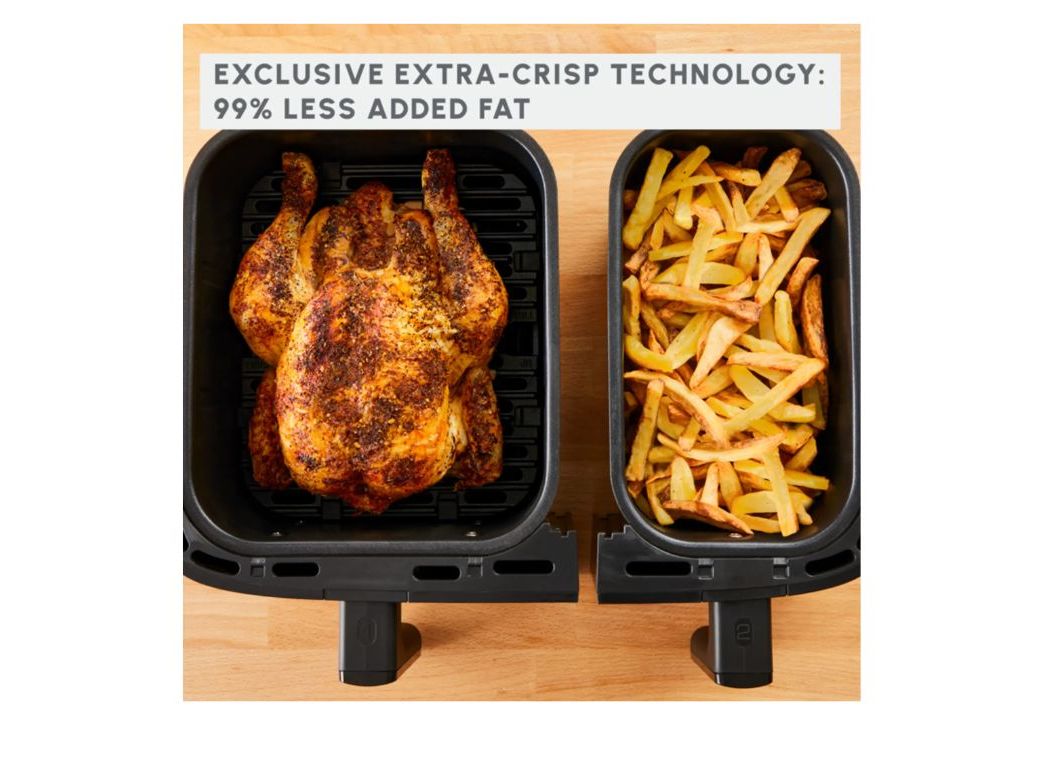 FRITADEIRA SEM ÓLEO MOULINEX EZ905D20 DUAL EASY FRY - 8.3L