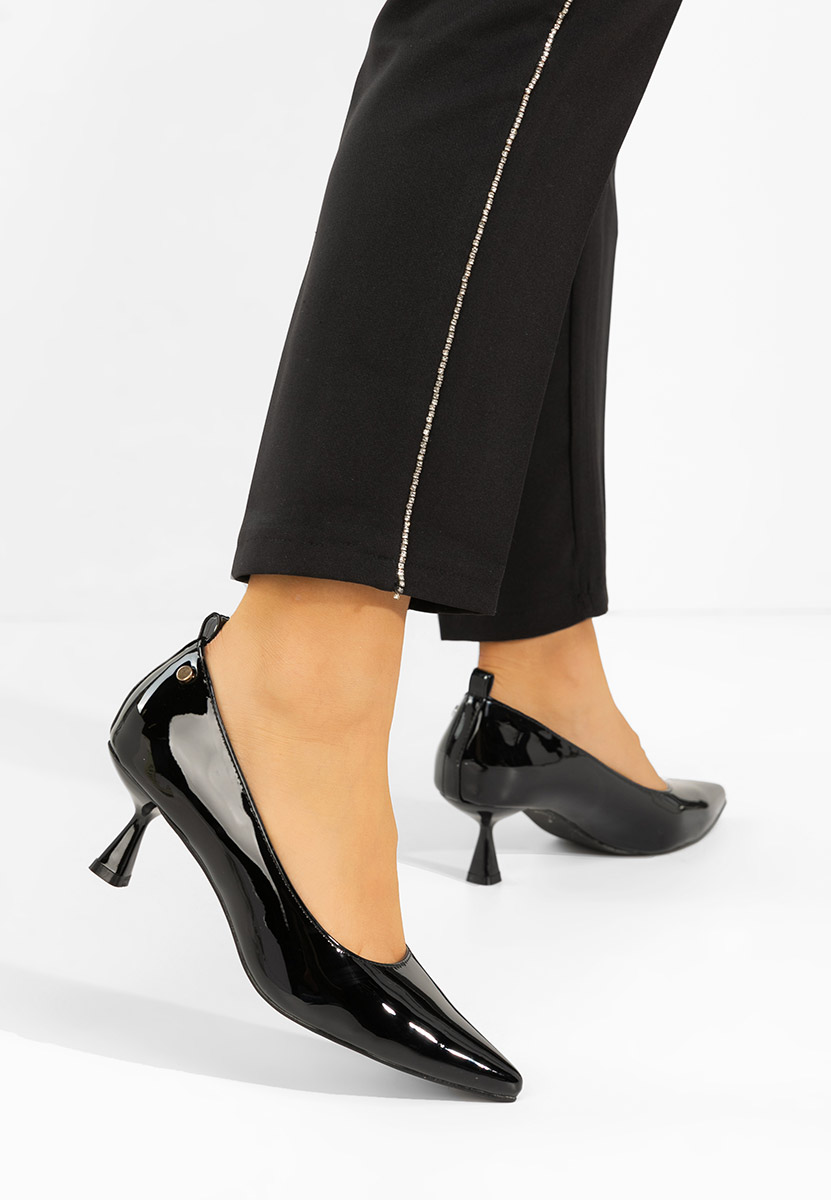 Chaussures à talon fin noirs Ovelira V2