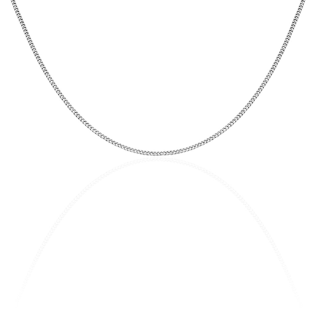 Chaîne Clementine Argent Blanc