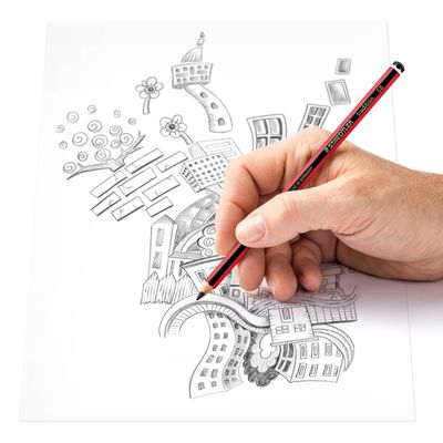 STAEDTLER Tradition - Crayon à papier - 6B - 2 mm