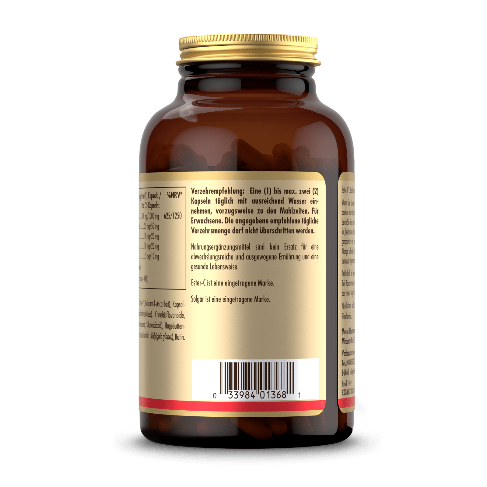 Ester-C Plus 500 mg Vitamin C-Komplex (250 Kapseln)