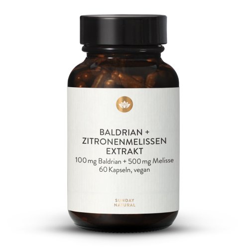 Sunday Natural Products  Baldrian + ZitronenmelisseKapseln