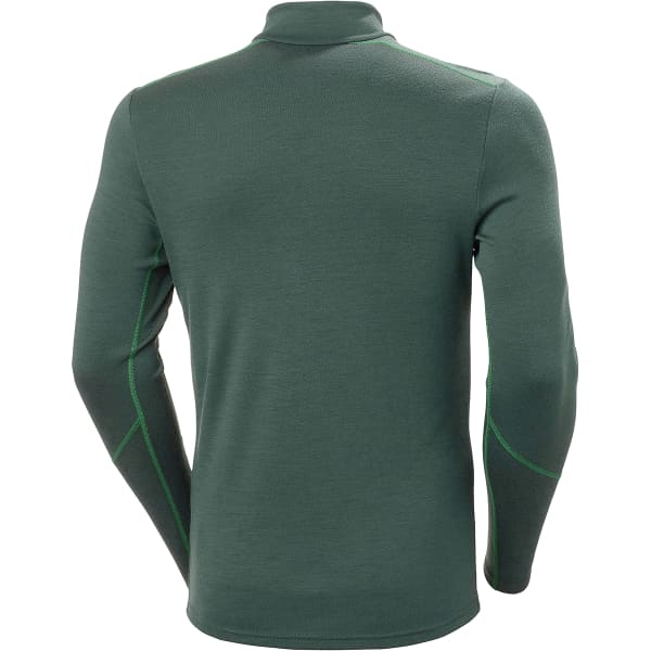 T-shirt thermique HELLY HANSEN LIFA MERINO MIDWEIGHT 1/2 ZIP DARKEST SPRUCE/ANGORA