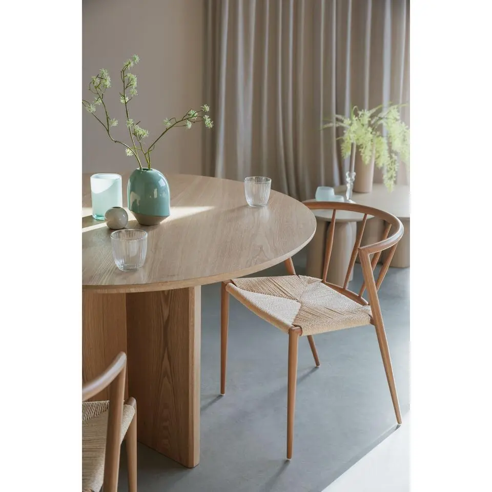 Housecraft Laurent Eettafel 120 cm Rond Hout Naturel