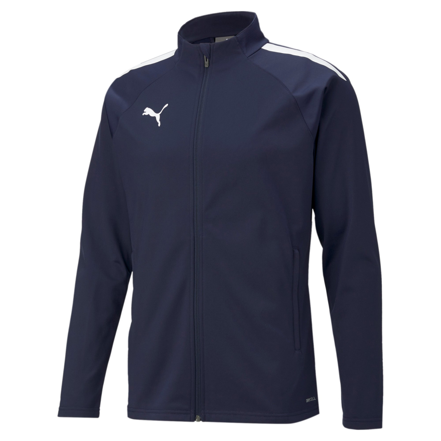 PUMA teamLIGA Trainingsjack Donkerblauw Wit