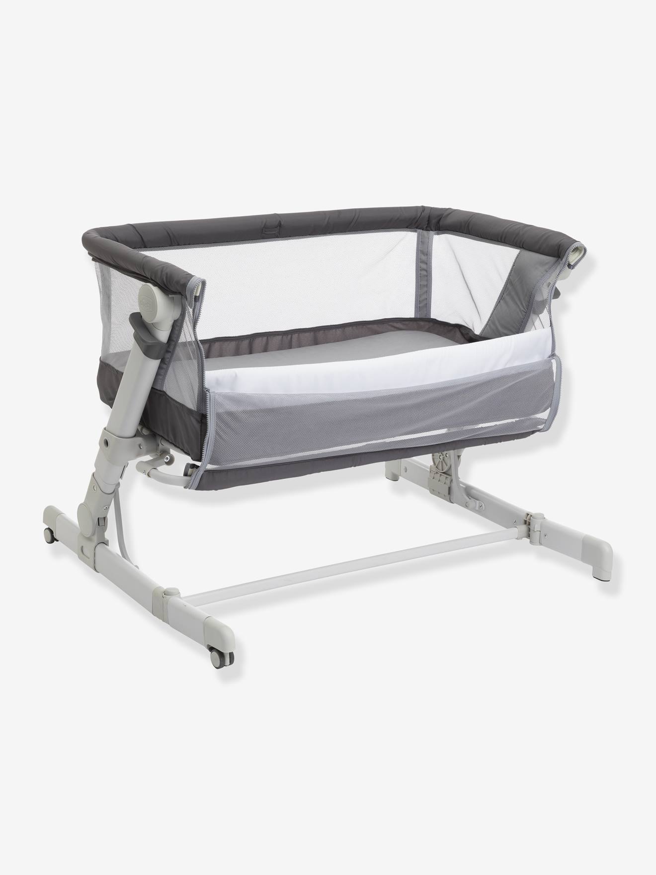 Berço portátil Chicco Next2me para dormir junto à cama, cinza escuro