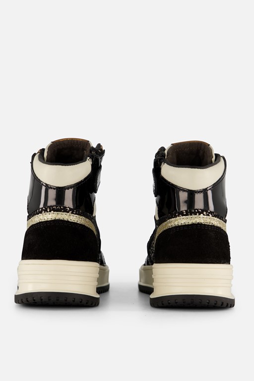 Muyters Sneakers zwart Leer