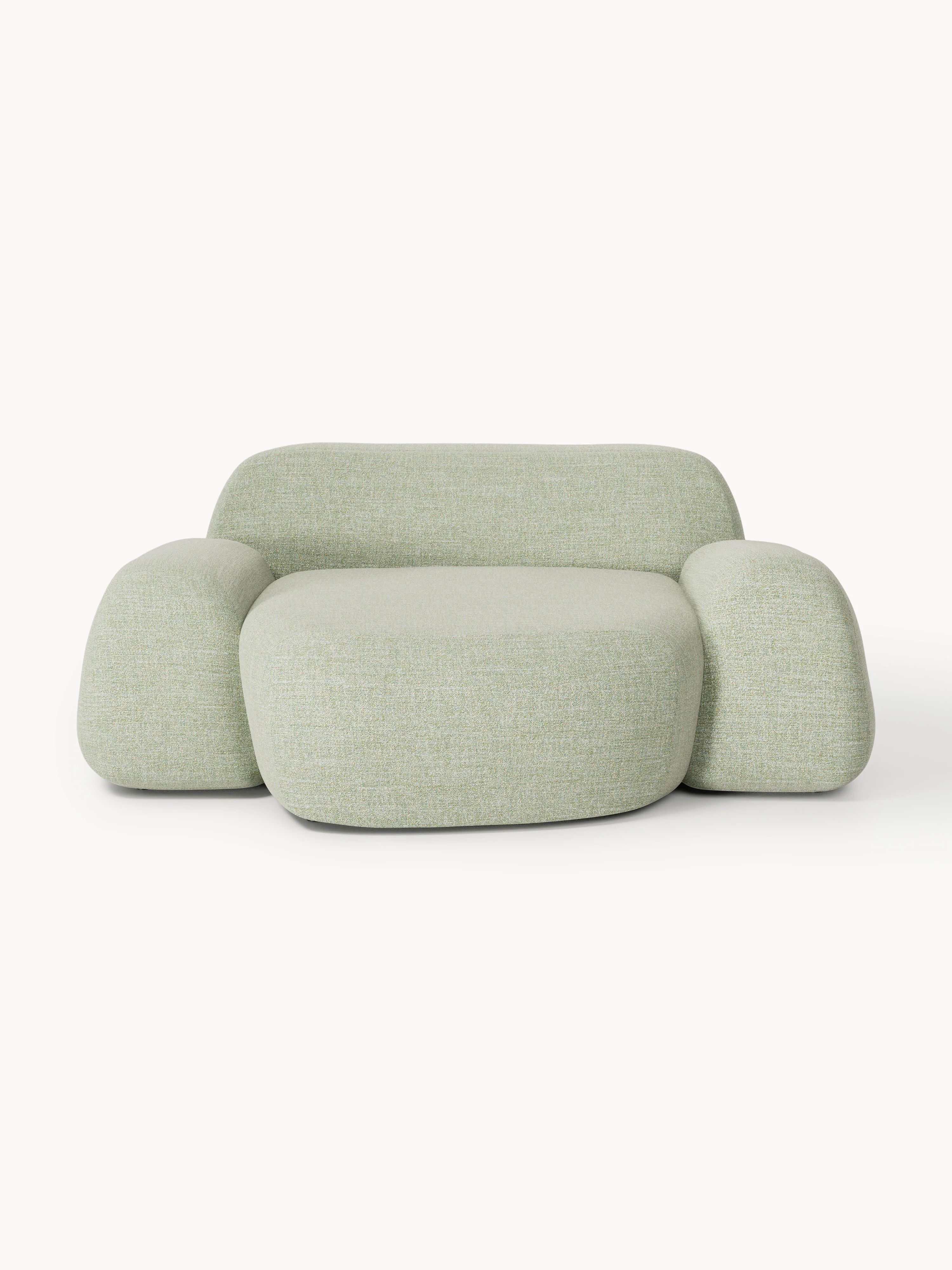 XL bouclé loungefauteuil Wolke