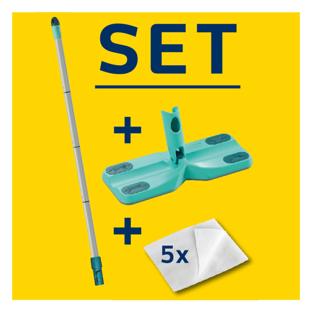Leifheit Clean & Away Vloerwisser Setmet 5 Stofdoekjes