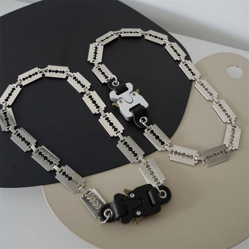 BABLIBU - Scheermesgesp legering ketting