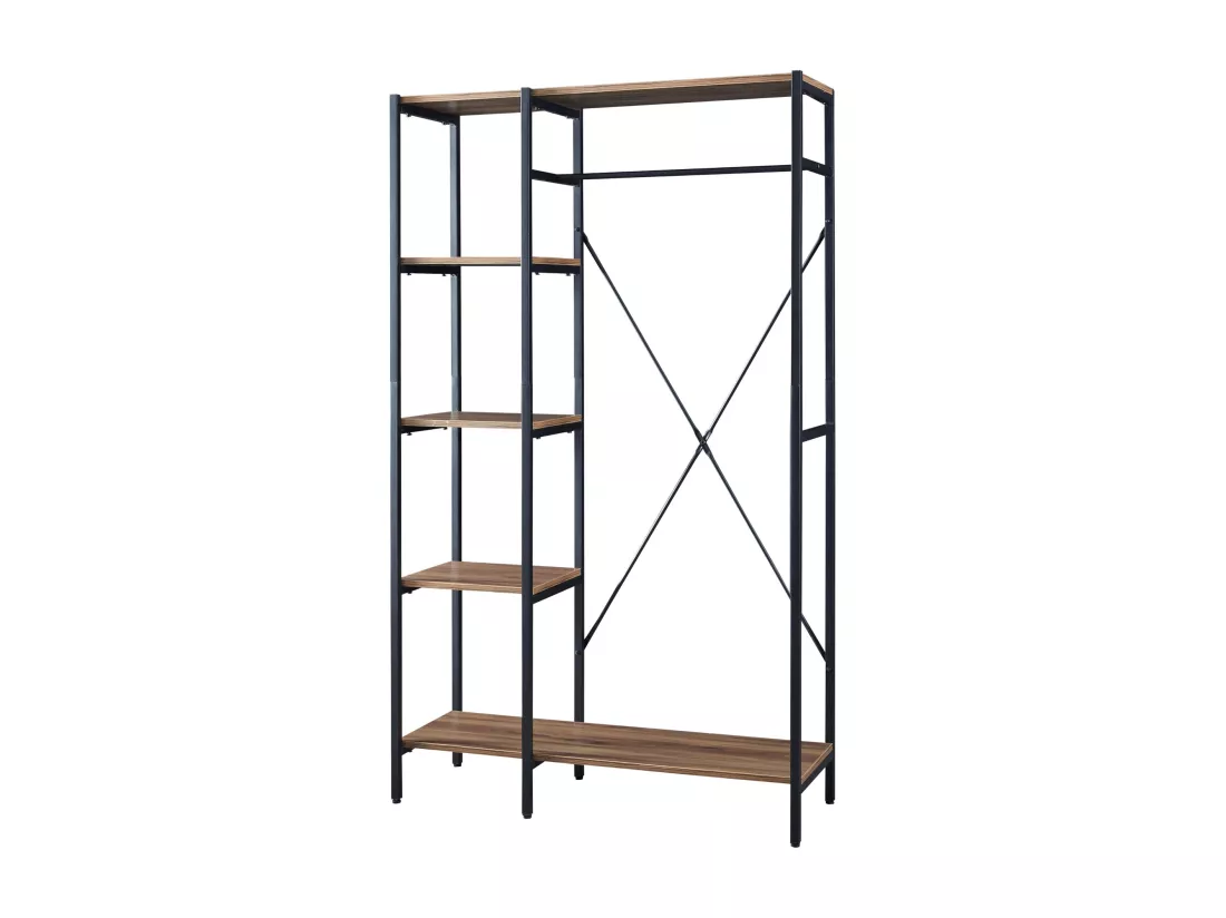 Portant à vêtements hvidovre bois marron 100 x 35 x 170 cm 03_0008135