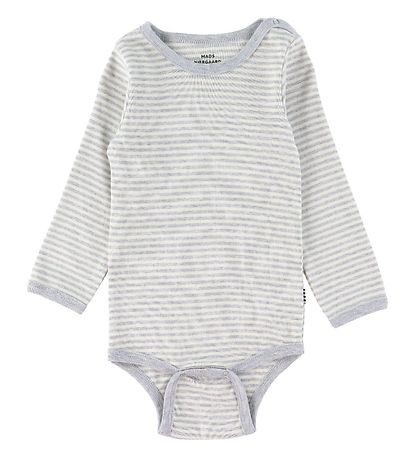 Mads Nørgaard Body l/ä - Off White Graumeliert