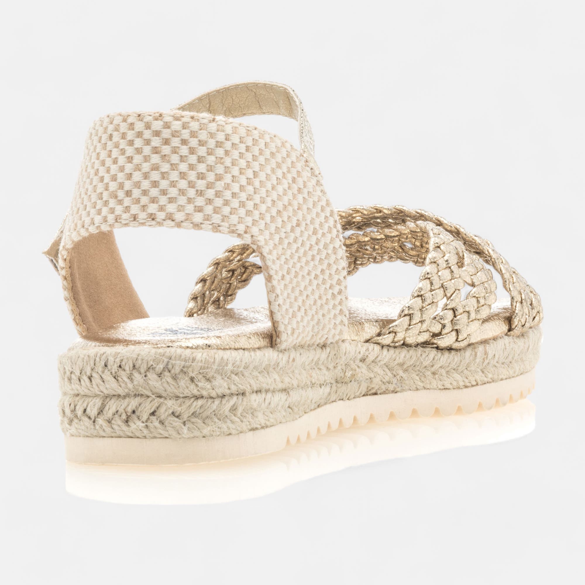 Sandales Fille or