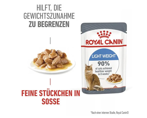 ROYAL CANIN Light Weight Care natvoer voor katten in saus, 85 g