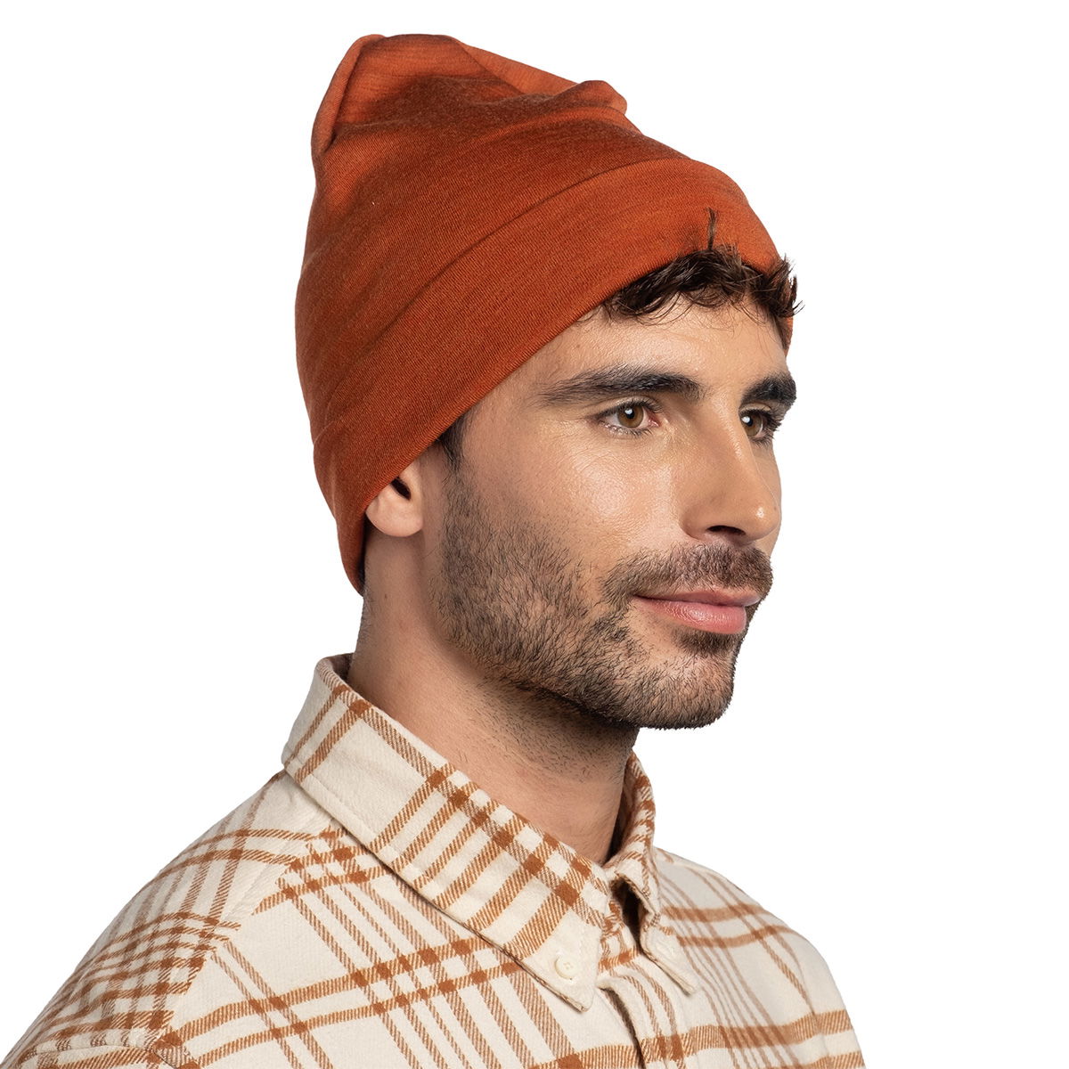 Buff Merino HW Beanie (Solid Cinnamon)