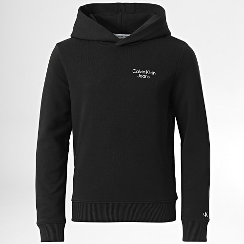 Sweat Capuche Enfant Stack Logo 1293 Noir