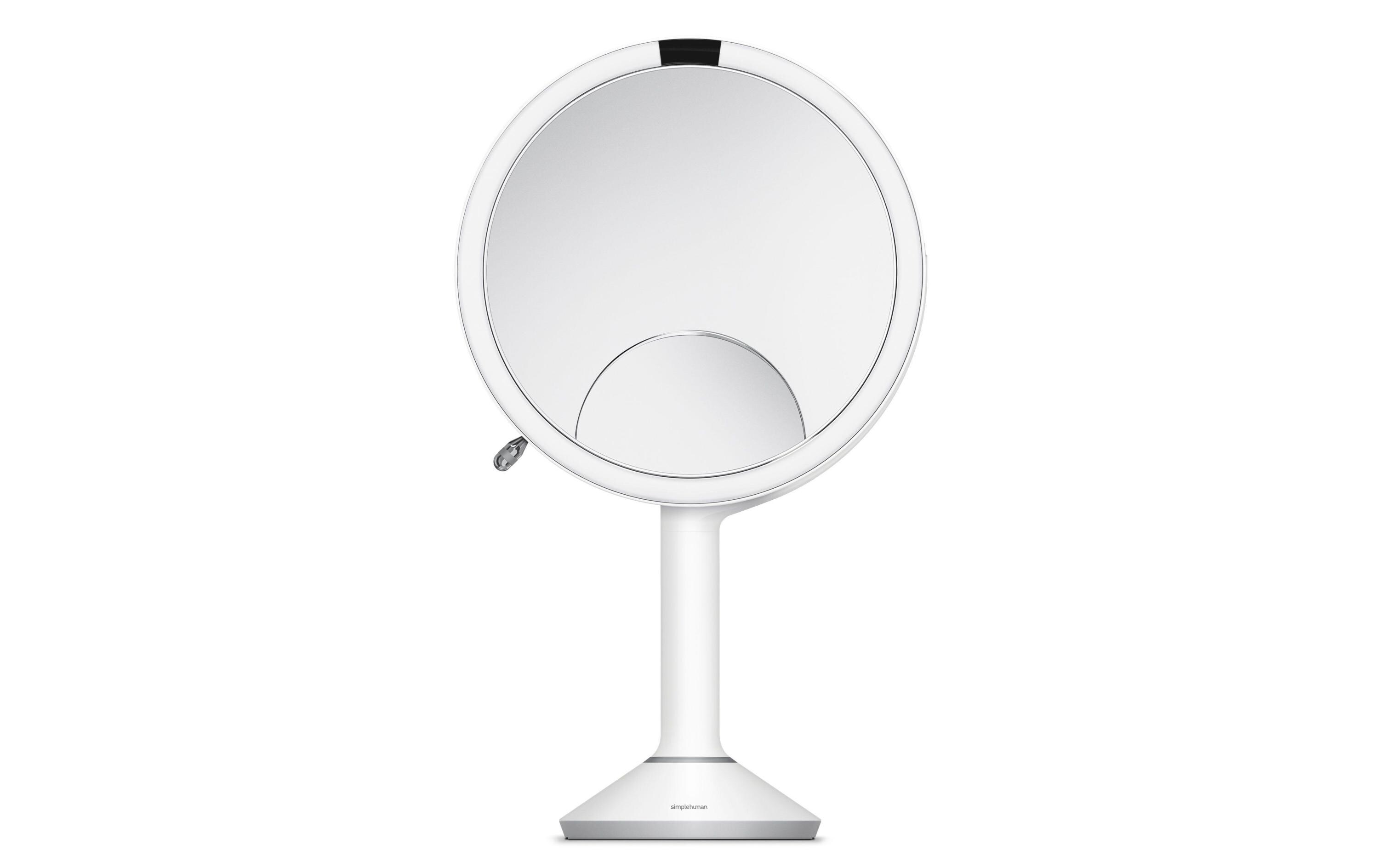 Kosmetikspiegel mit Sensor Trio Ø 20 cm Weiss<br>Sensorspiegel