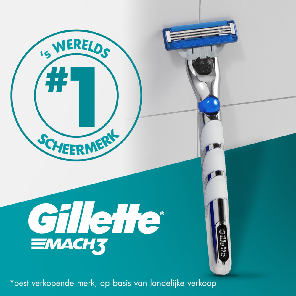 Gillette Scheermesjes Mach3 Turbo12 stuks