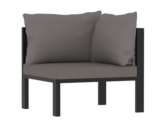 LES TENDANCES - Salon extérieur Salon de jardin-gris-7 places-264x200x64-250949