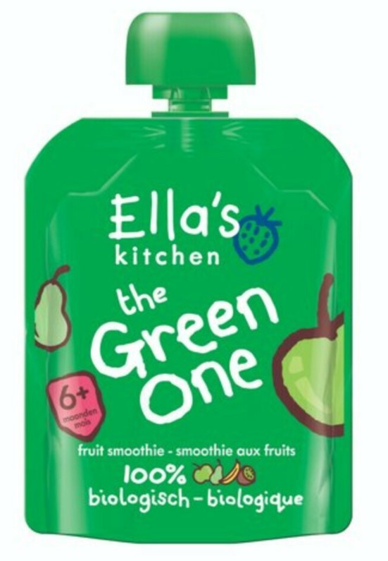 ella's kitchen The Green One 6+ Maanden Bio 90g