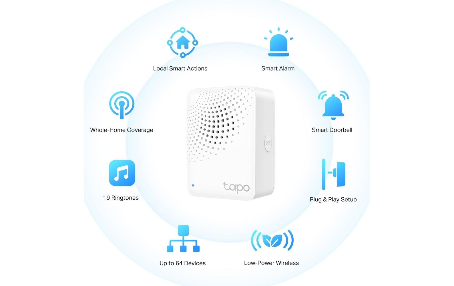 Smart Hub mit Klingelton Tapo H100Tapo Smart IoT Hub mit Klingelton