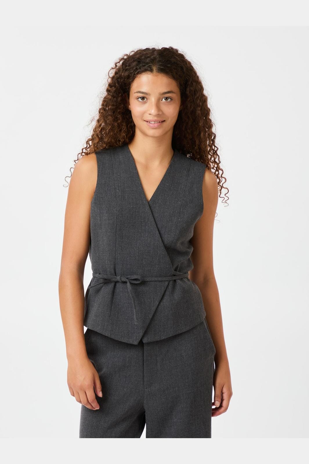 Neo Noir Samara Wrap Waistcoat 161306