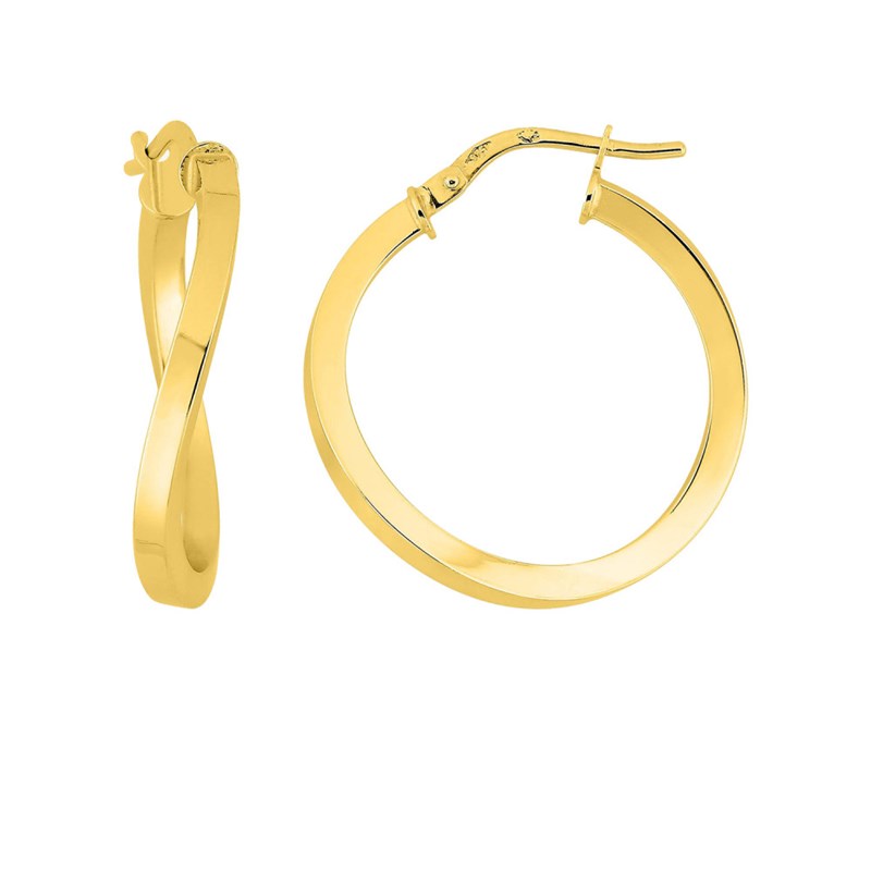 Créoles fantaisie Femme - Or 18 Carats