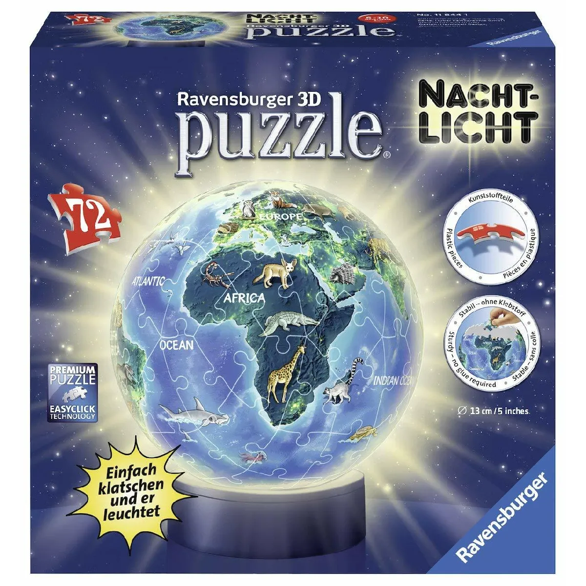Ravensburger Boule Terre Nuit 3D Puzzle