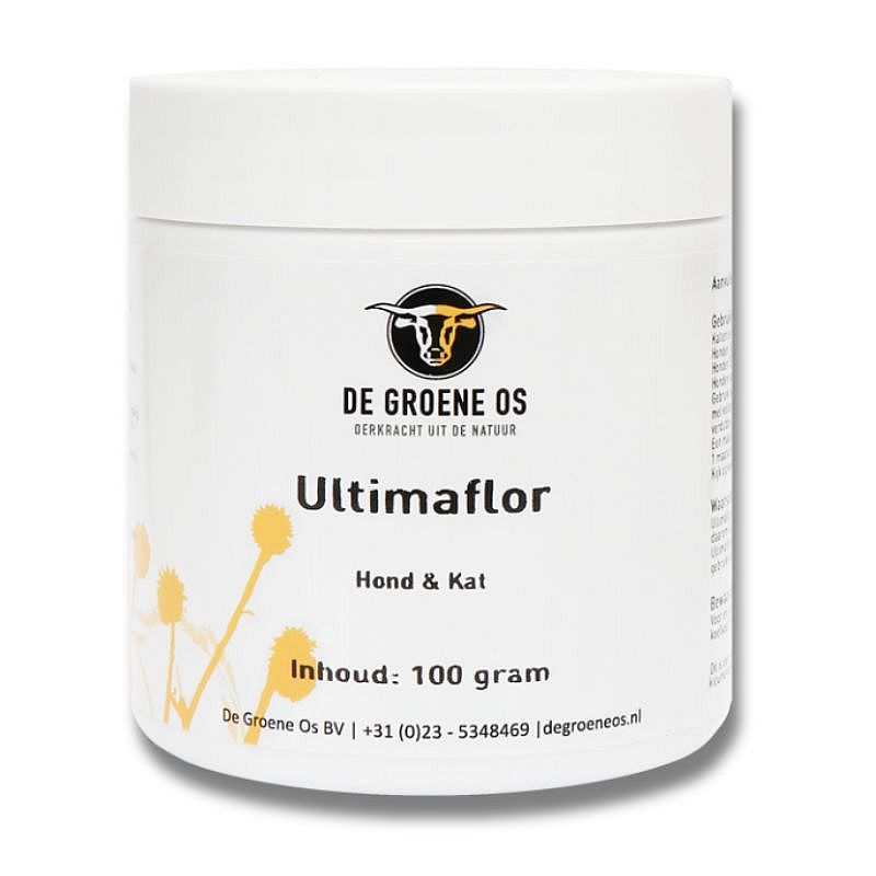 Groene Os Ultimaflor Probiotica Hond Kat 100 gram | 11559
