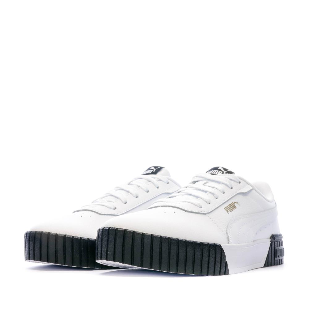 Puma Baskets Blanche/Noire Femme Puma Carina 2.0