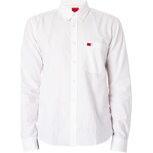BOSS - Camisa EVITO Slim Blanco