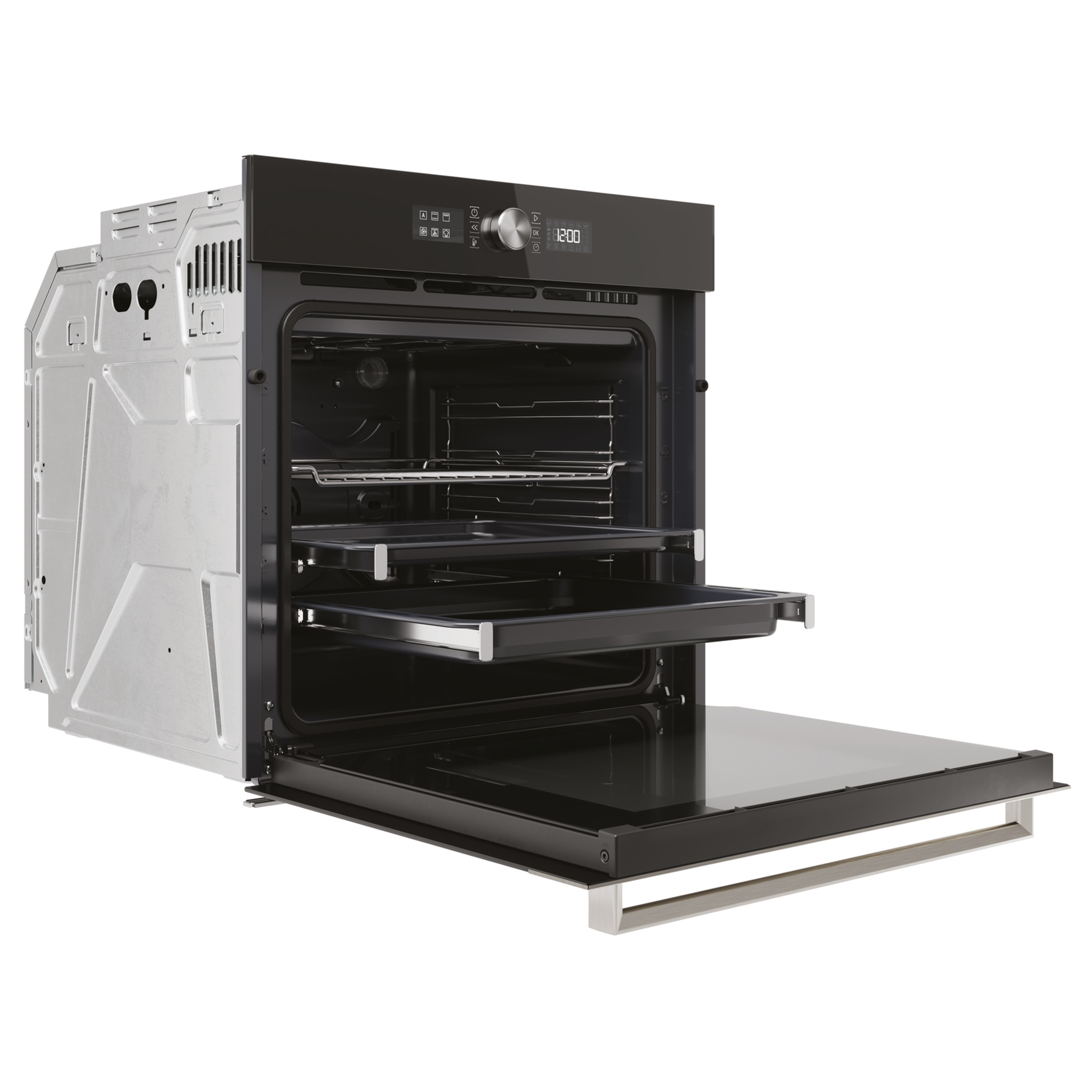 BAUKNECHT Einbau-Backofenset BAKOCPHYDRO - schwarz - A+