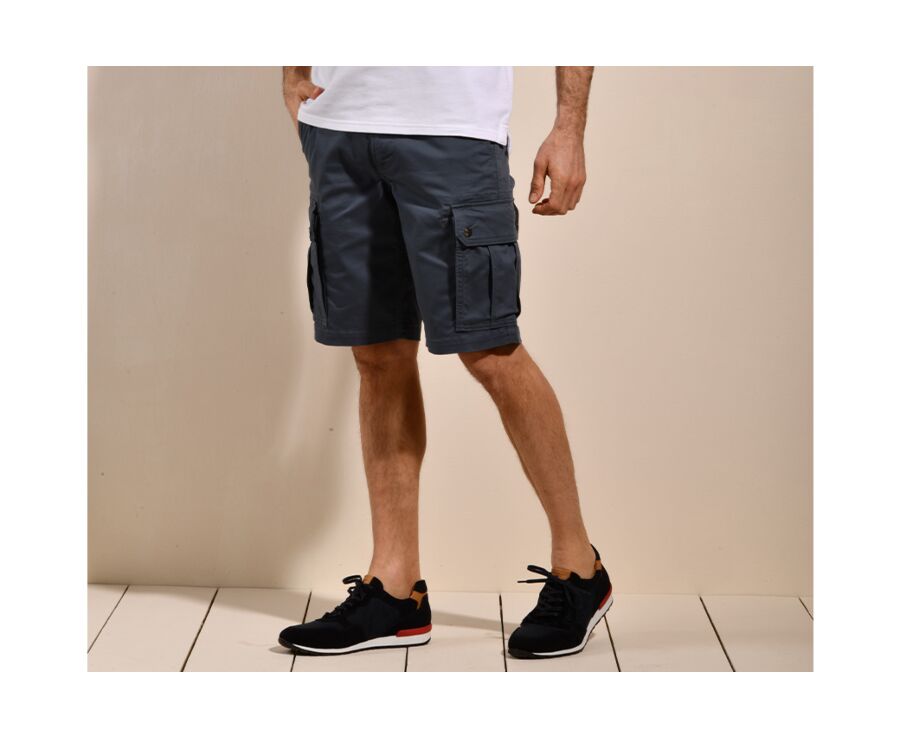 Bermuda cargo homme Bleu Nordique - CORBEN II