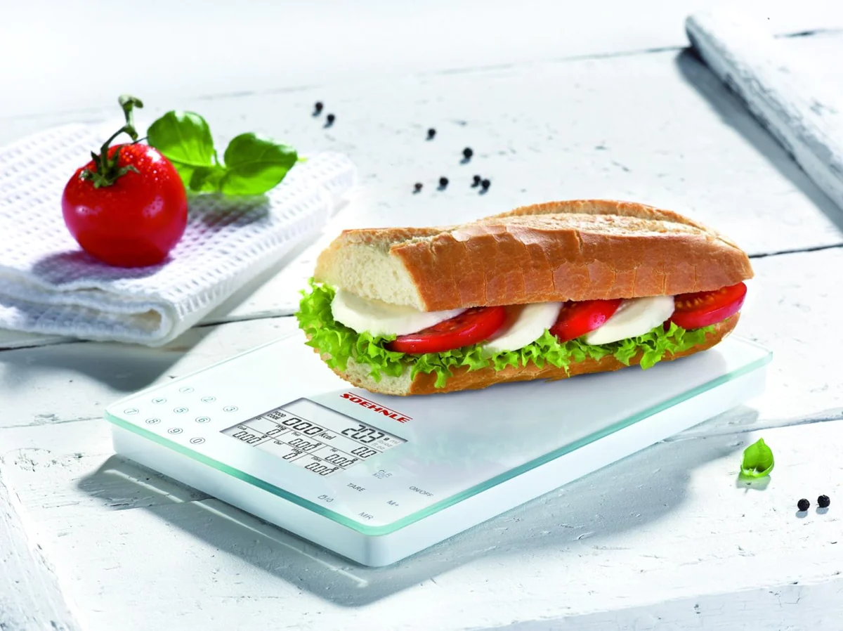 Balance de cuisine électrique jusqu'à 5 kg blanc Soehnle