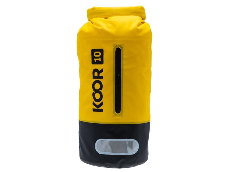KOOR Dry Bag Toore Gelb 10 l Wasserdichter Schwimmsack