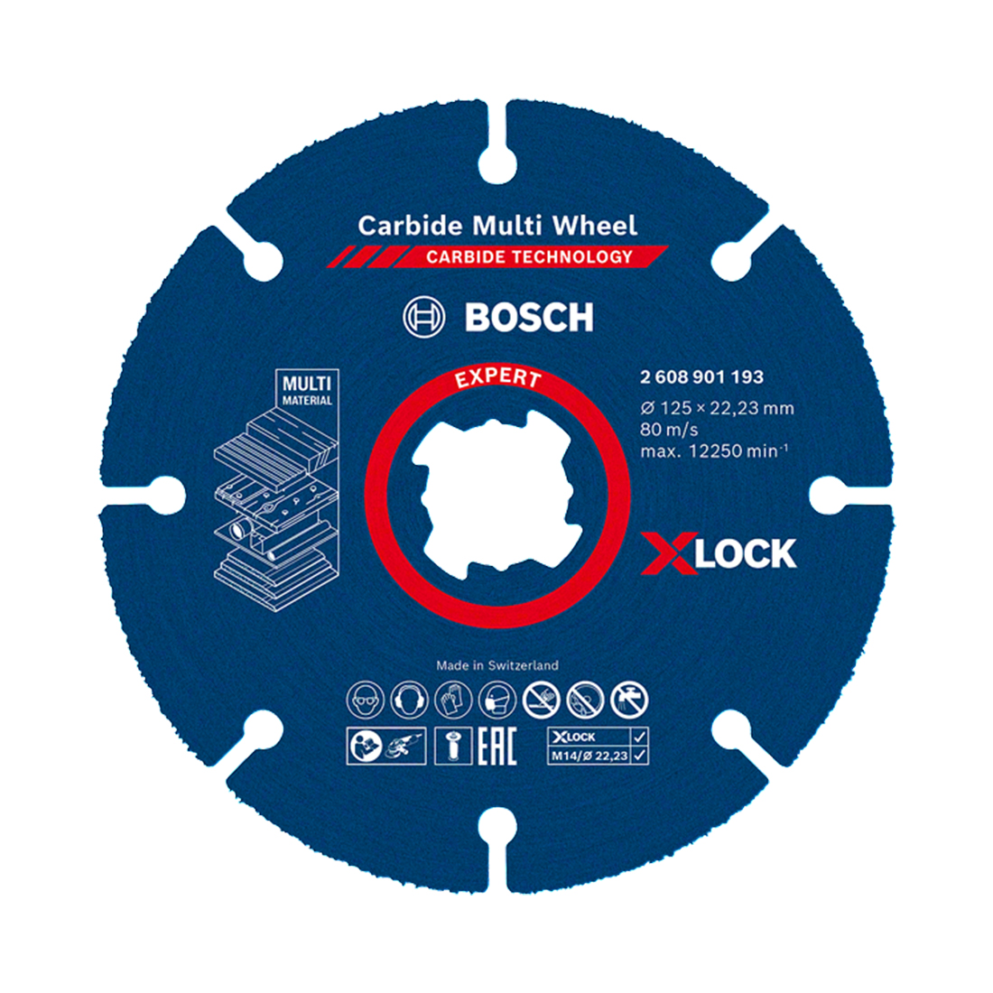 Bosch Trennscheibe Carbide Multi Wheel 125 mm 22.23 mm